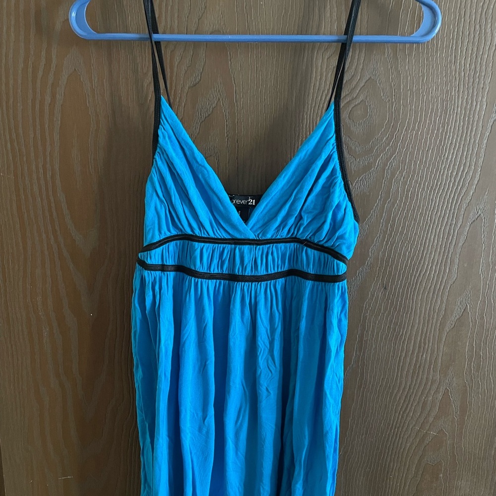 Spaghetti strap dress.
